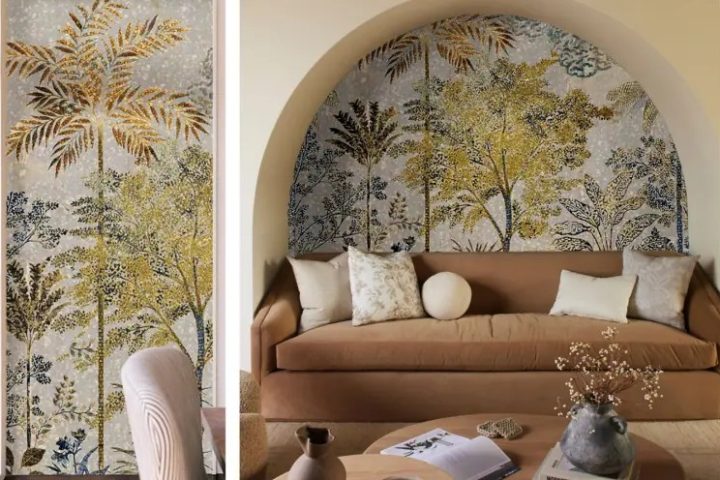 Gạch tranh mosaic trang trí nghệ thuật phòng khách – Điểm nhấn sang trọng cho không gian hiện đại