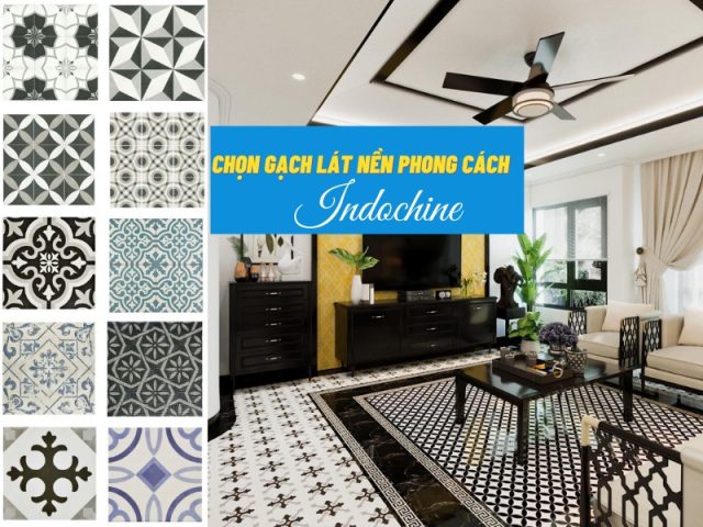 Biến phòng khách thành tác phẩm nghệ thuật với gạch bông trang trí