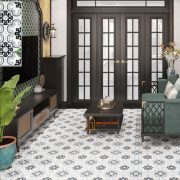 Biến phòng khách thành tác phẩm nghệ thuật với gạch bông trang trí