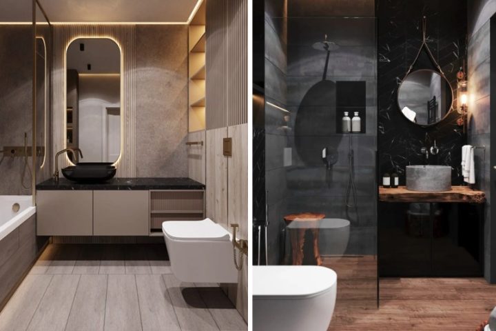 Gợi ý gạch ốp tường phòng tắm đẹp cho không gian nhỏ