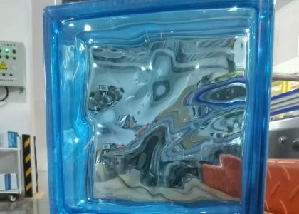 Gạch kính lấy sáng màu xanh nước biển vân mây MT-GK1908VMX