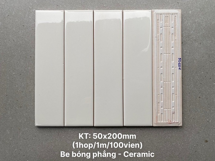 Gạch thẻ Inax 50x200 phù hợp cho những không gian nào?