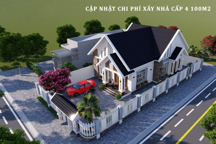 Chi phí xây nhà mái Thái 100m² năm 2026 – Dự toán chuẩn xác 95% từ Newlando