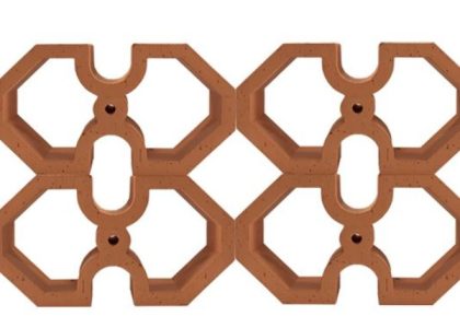 Gạch Thông Gió Cánh Bướm là một loại gạch tự nhiên được sản xuất từ đất sét và nung ở nhiệt độ cao.