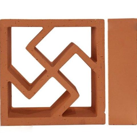 Gạch Thông Gió Chữ Vạn là một loại gạch tự nhiên được sản xuất từ đất sét và nung ở nhiệt độ cao.