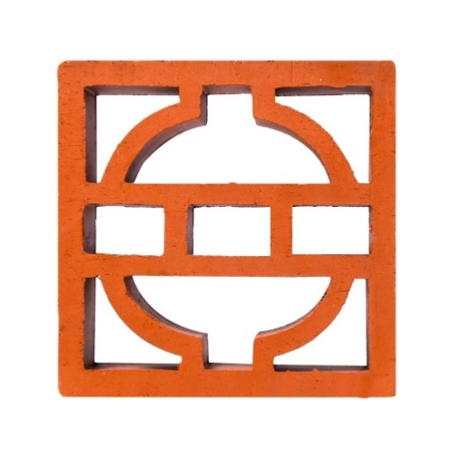 Gạch Bông Gió Đồng Tiền là một loại gạch tự nhiên được sản xuất từ đất sét và nung ở nhiệt độ cao.