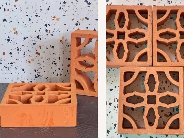 Gạch Thông Gió Hoa Phượng là một loại gạch tự nhiên được sản xuất từ đất sét và nung ở nhiệt độ cao.