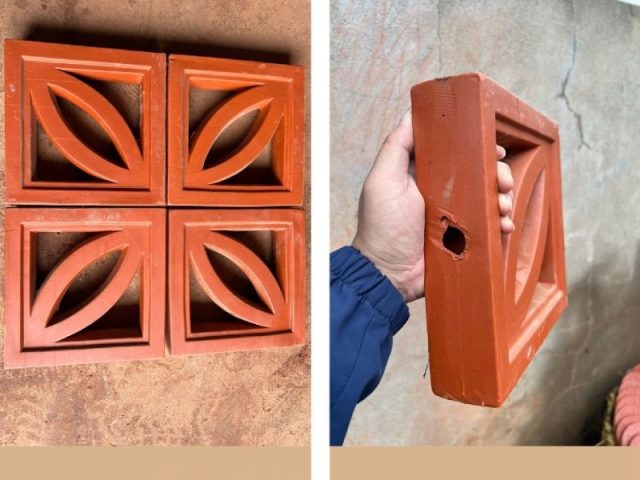 Gạch Thông Gió Hoa Tranh là một loại gạch tự nhiên được sản xuất từ đất sét và nung ở nhiệt độ cao.