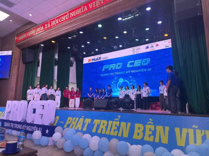 Newlando tài trợ chương trình Proceo 2026 HaUI – Dấu ấn nổi bật tại đêm Chung kết 22/04/2026