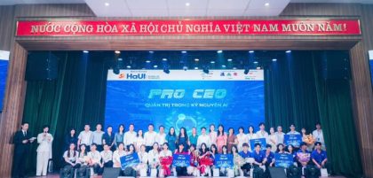 Newlando tài trợ chương trình Proceo 2026 HaUI – Dấu ấn nổi bật tại đêm Chung kết 22/04/2026