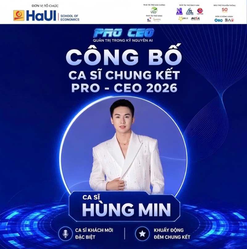 Newlando tài trợ chương trình Proceo 2026 HaUI – Dấu ấn nổi bật tại đêm Chung kết 22/04/2026
