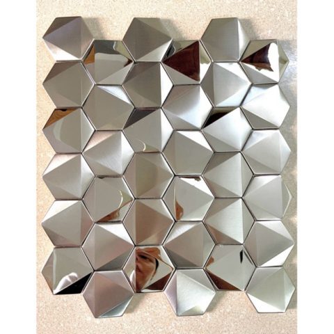 Gạch mosaic kim loại