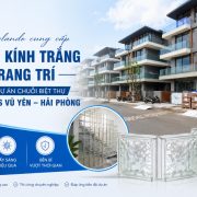 Newlando cung cấp gạch kính trắng trang trí cho dự án chuỗi biệt thự Vinhomes Vũ Yên – Hải Phòng