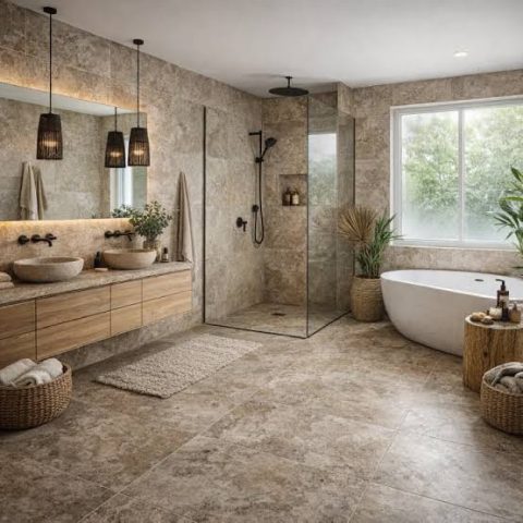 Đá travertine ốp tường