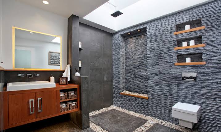 Đá slate ốp nhà tắm