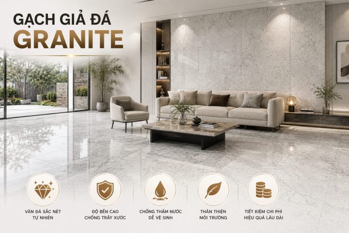 Gạch giả vân đá cao cấp – Giải pháp thay thế đá tự nhiên hiệu quả