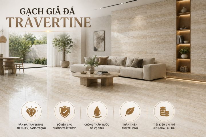 Gạch giả vân đá cao cấp – Giải pháp thay thế đá tự nhiên hiệu quả