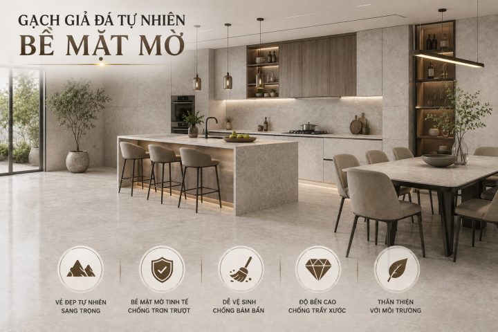 Gạch giả vân đá cao cấp – Giải pháp thay thế đá tự nhiên hiệu quả
