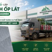 Newlando cấp gạch ốp lát 400x800mm cho dự án Nhà máy sản xuất dụng cụ thể thao Outdoor Gear Việt Nam