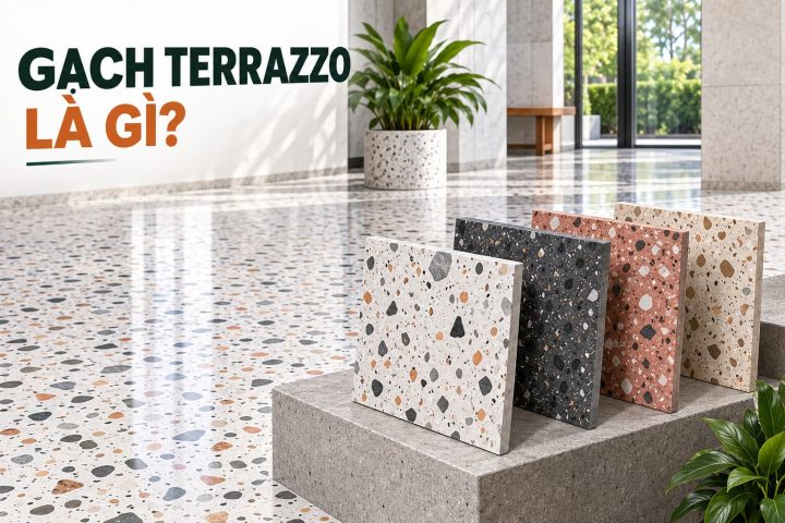 Gạch Terrazzo trang trí phòng tắm: Xu hướng thiết kế đẹp, hiện đại và tinh tế